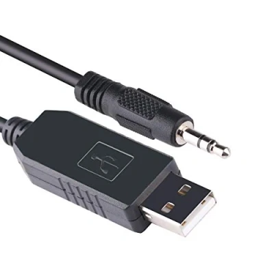 Image of Green utech 6FT USB RS232 to 3.5mm AJ Audio Jack Programming Cable 3.3v TTL UART Cable(3.3v Logic Level) (3.3V