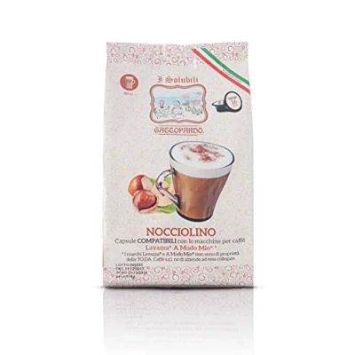 Image of Gattopardo 128 Hazelnut Capsules Comp. Lavazza a Modo Mio