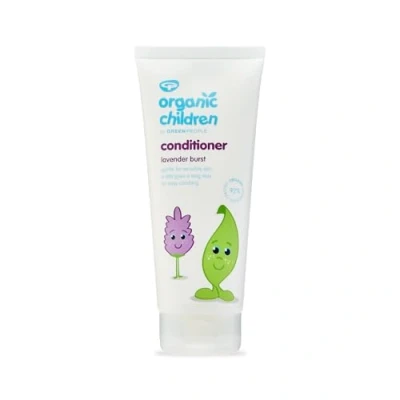 Image of Green People Organic Children Lavender Burst Conditioner 200ml Natural &amp; for Kids Toddlers Eczema Friendly Gentle on Sensitive Skin SLS Free Paraben Vegan