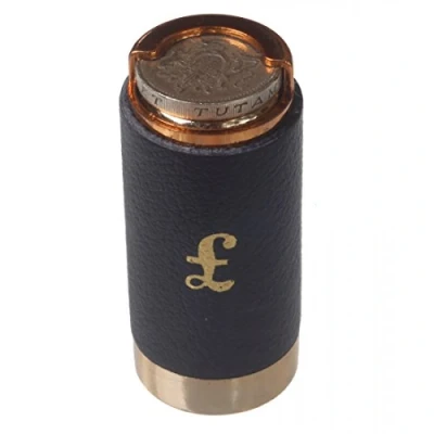 Image of POUND COIN HOLDER (Gold &amp; Leather Look a Like)