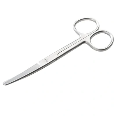 Image of REMOS Household Scissors, Universal Round, Curved Blade, 14.5 cm, Stainless Steel