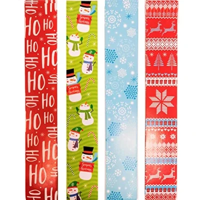 Image of Pack of 80 Printed Creative Christmas Paper Chains Party Decoration