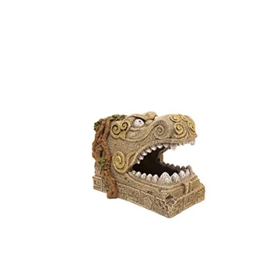 Image of Rosewood Serpent Head Tomb Aquarium Decor