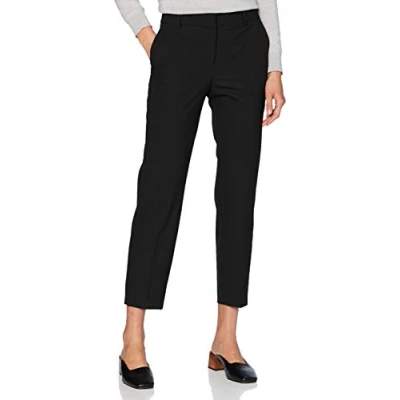 Image of SELECTED FEMME Women&#039;s SLFRIA MW Cropped Pant Black NOOS, 14