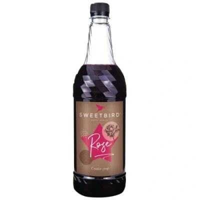Image of Sweetbird Rose Syrup (1 Litre) Vegan Friendly