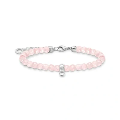 Image of Thomas Sabo A2083 051 14 Peace Bracelet with White Stones in 925 Sterling Silver