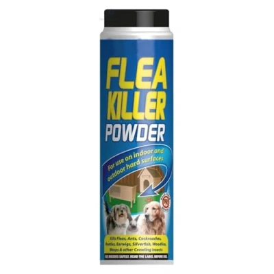 Image of YSAMAX Flea Killer Powder, Crawling Insect Killer, Indoor &amp; Outdoor Use, Kills Fleas, Ants, Cockroaches, Beetles and Other Insects, Easy to Long Lasting Protection 200g (1 Pcs)
