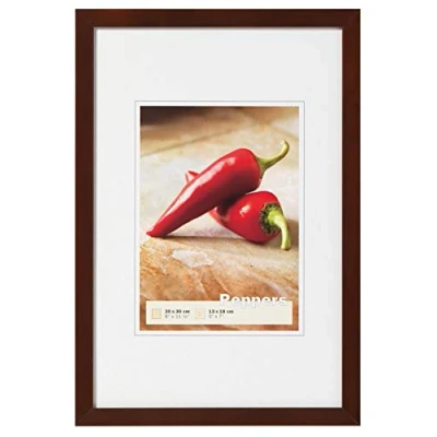 Image of walther Design Picture Frame Walnut 10 x 15 cm Peppers Wooden BP015N