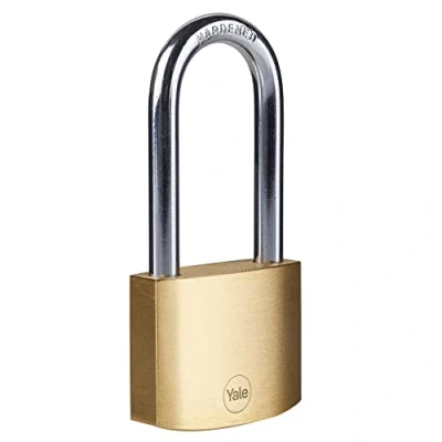 Image of Yale Y110B/50/166/1/B Brass Padlock 50 mm LS Piece 1 Box, 50mm