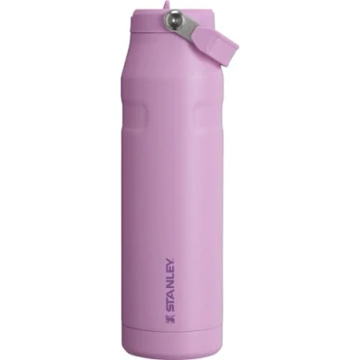 Image of Stanley IceFlow Flip Water Bottle 2.0, 36 oz, Built in Straw for Travel and Sports, Lightweight Leak Resistant, Insulated Stainless Steel, BPA Free, Lilac
