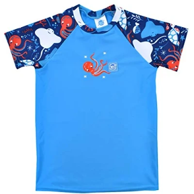 Image of Splash About Kids UV Sun Protection Rash Top Under The Sea 3 4 Years