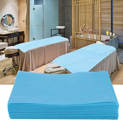 Image of Disposable Non Woven Bed Sheet, Waterproof and Oil proof Cover for Beauty Salon SPA Tattoo Massage Table Hotels (02#)