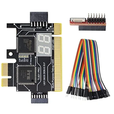 Image of Jaopary TL631 PRO Laptop PCI Diagnose Card PC E for MINI LPC Motherboard Diagnostic Analyzer Tester Debug Cards