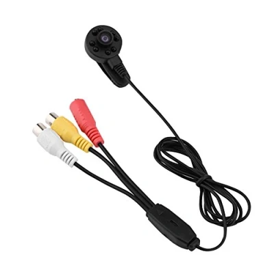 Image of Tihebeyan HD 170 Wide Angle Camera, Mini Security 8 LED IR Night Vision Camera Audio and Video FPV Micro PAL Model