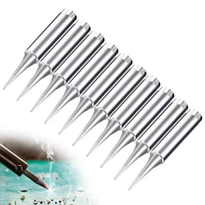 Image of 10 PCS Soldering Iron Tips, 900M T I Solder Tip Replacement for 936, 937, 938, 969, 8586, 852D Station, Head Bits