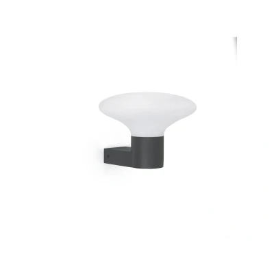 Image of Blubs Outdoor Modern Wall Lamp Dark Grey 1x E27 IP44