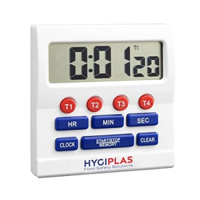 Image of Hygiplas Big Digit Timer 80X80X25mm Kitchen Catering Food Preparation
