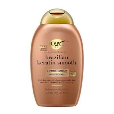 Image of OGX Ever Straight Brazilian Keratin Therapy Conditioner 385ml
