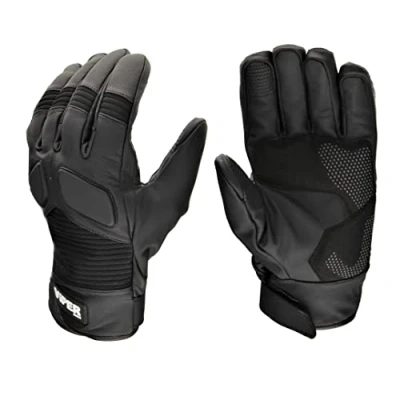 Image of ViPER Motorbike Gloves, Speed 5 Leather Summer Motorcycle Gloves,CE Approved Full Finger Gloves for Men and Women, Biker Mountain bike, Racing, Motocross