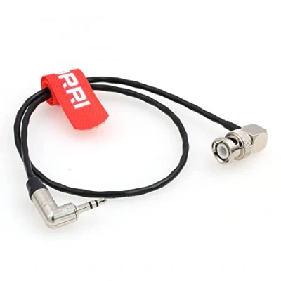 Image of DRRI 3.5mm TRS Jack Tentacle Sync to BNC Timecode Cable for Canon EOS C300/C500,Sony PDW 700/PMW EX3/PMW 200/FX6 FX9,ARRI Amira