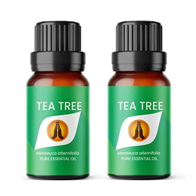 Image of Aroma Energy Tea Tree Essential Oil 20ml (2 x 10ml Bottles) 100% Pure &amp; Natural