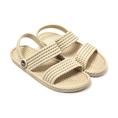 Image of Brasileras Flip Flops Women Gezer Adana Comfortable Beach/Pool/Urban Shoes Beige 3 UK