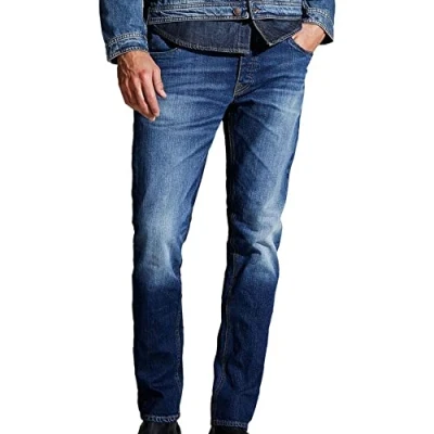 Image of JACK &amp; JONES Men&#039;s JJITIM JJORIGINAL AM 012 LID NOOS Jeans, Blue (Blue Denim), W34/L30 (Manufacturer size: 34)