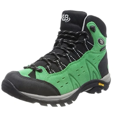 Image of Brütting Unisex Mount Bona High Trekking &amp; Hiking Boots, Green/Black, 7.5 UK