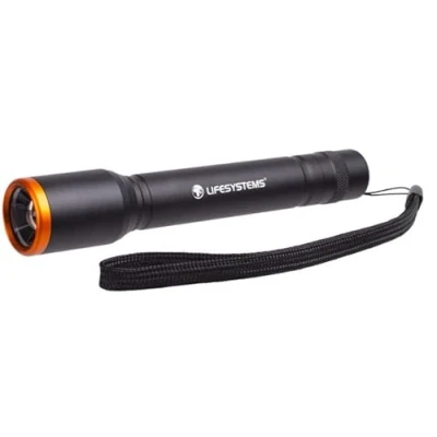 Image of Lifesystems Intensity 480 Lumens Water Resistant Torch With 4 Lighting Modes and 35 Hours Battery Life, Black