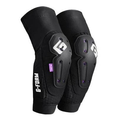 Image of G Form Mesa Elbow Guards Protective Gear for MTB, Biking, Skateboarding &amp; More Machine Washable Mountain Biking Pads Black, Adult Small