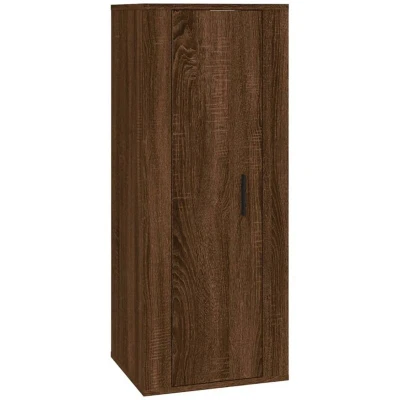 Image of vidaXL Wall Mounted TV Cabinet Brown Oak 40x34,5x100 cm