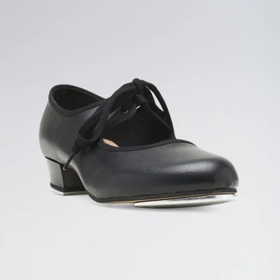 Image of Bloch Timestep, Girls&#039; Tap Dancing Shoes, Black (Black), 8.5 UK