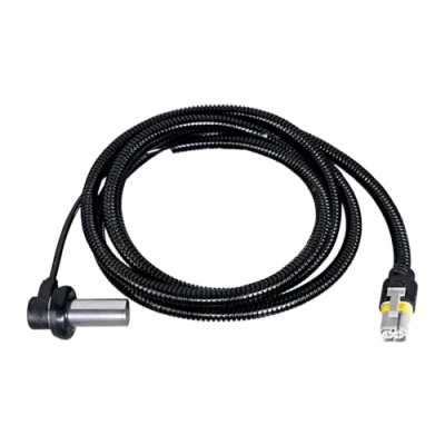 Image of 81271206103, 81271206135, 81271206173 ABS Sensor HELLA 6PU 230 052 081 Front Axle Left 2 pin connector 2200mm