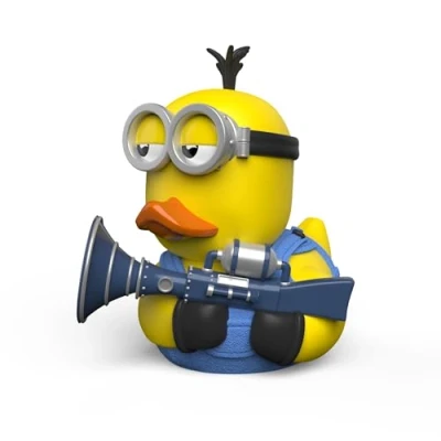 Image of TUBBZ First Edition Minions Kevin (with Fart Blaster) Collectible Vinyl Rubber Duck Figure Official Universal Despicable Me 4 Merchandise Kids TV, Movies &amp; Video Games