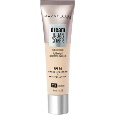 Image of Maybelline Make Up Dream Urban Cover All In One Protective Makeup, 116 Sesame