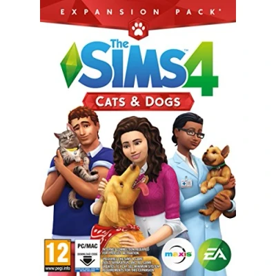 Image of The Sims 4 Cats &amp; Dogs (EP4) PCWin Code In A Box Video Game English