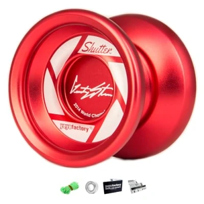 Image of Yoyo FACTORY SHUTTER Aluminium Yo Red, World Champion Pro Model