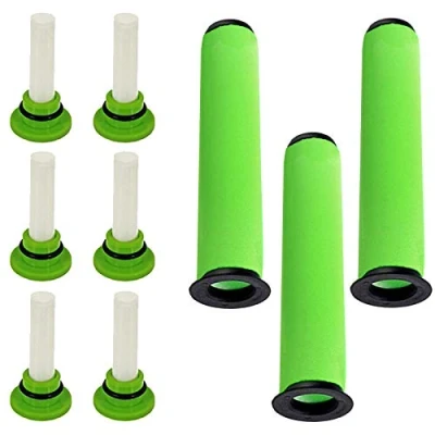 Image of SPARES2GO Washable Dirt Bin Stick Filters + Fresheners for Gtech AirRam Mk2 K9 Cordless Vacuum Cleaner