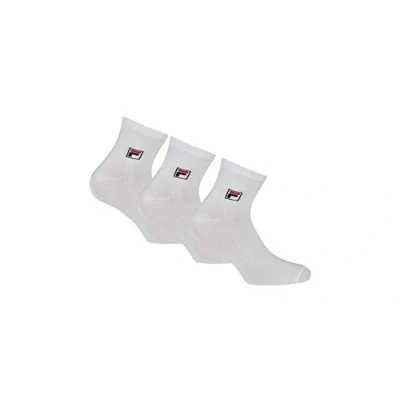 Image of Fila F1763, Unisex Adult Socks, White, 39/42