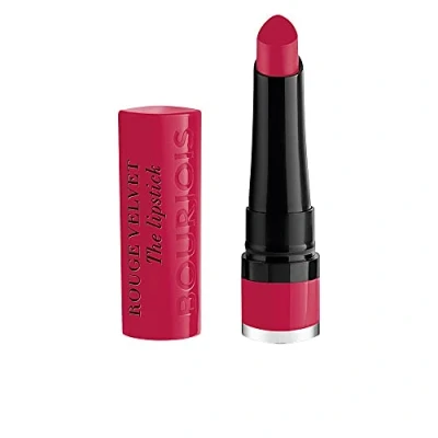 Image of Bourjois Rouge Velvet The Lipstick Bullet 9 Fuchsia Botté Purples, 2.4g Pink