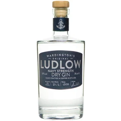 Image of Ludlow Dry Gin Navy Strength 57% ABV; 70cl…