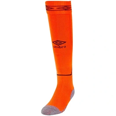 Image of Umbro Diamond Football Socks (L) (Shocking Orange/Black)