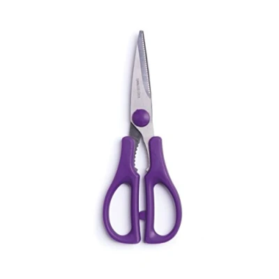 Image of Excelsa Rainbow Multipurpose Scissors, Stainless Steel, Lilac, 19x8.5x1.5cm