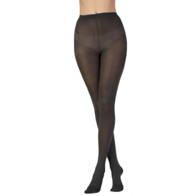 Image of Pretty Polly 60D Silk Finish Tights 2PP Charcoal Marl, S/M