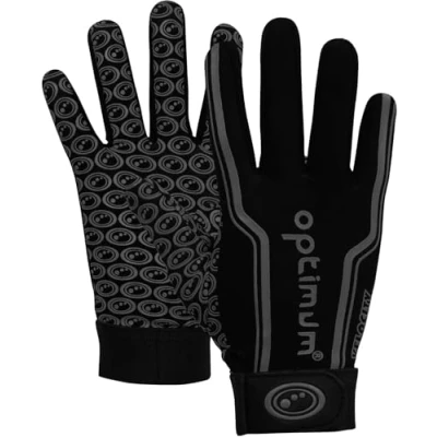 Image of Optimum Waterproof Thermal Liner Velocity Gloves Cushioned, Breathable, Warm Padded Enhanced Grip for Rugby, Football, Cycling Multi Color Senior &amp; Junior Sizes