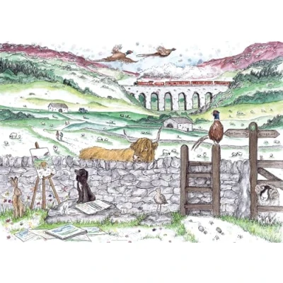 Image of Ravensburger Yorkshire Dales 1000 Piece Jigsaw Puzzles for Adults and Kids Age 12 Years Up UK Landscape