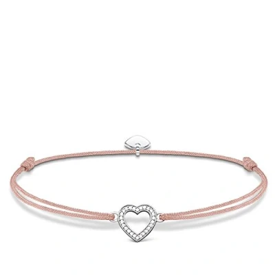 Image of Thomas Sabo Women Bracelet Little Secret Heart 925 Sterling Silver LS029 401 19 L20v