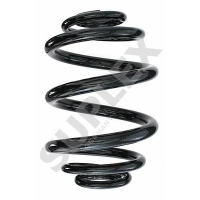 Image of 1J9511115G Coil spring SUPLEX 39214 Rear Axle Mini Block, with inconstant wire diameter white (2x), Blue (2x) VOLKSWAGEN: Bora Saloon