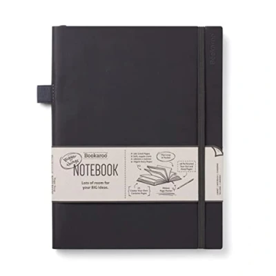 Image of IF Bookaroo Bigger Things Notebook Journal Black
