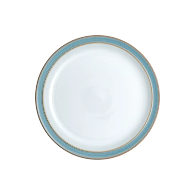 Image of Azure Rimmed Medium Plate